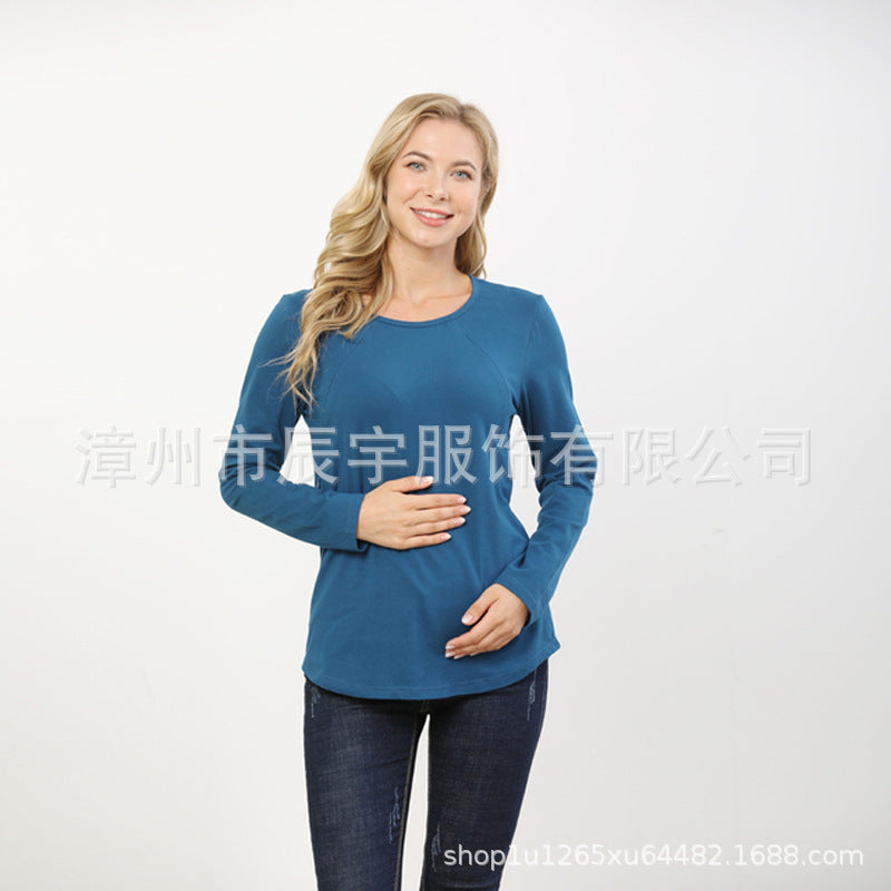 Long Sleeve Maternity Nursing Top