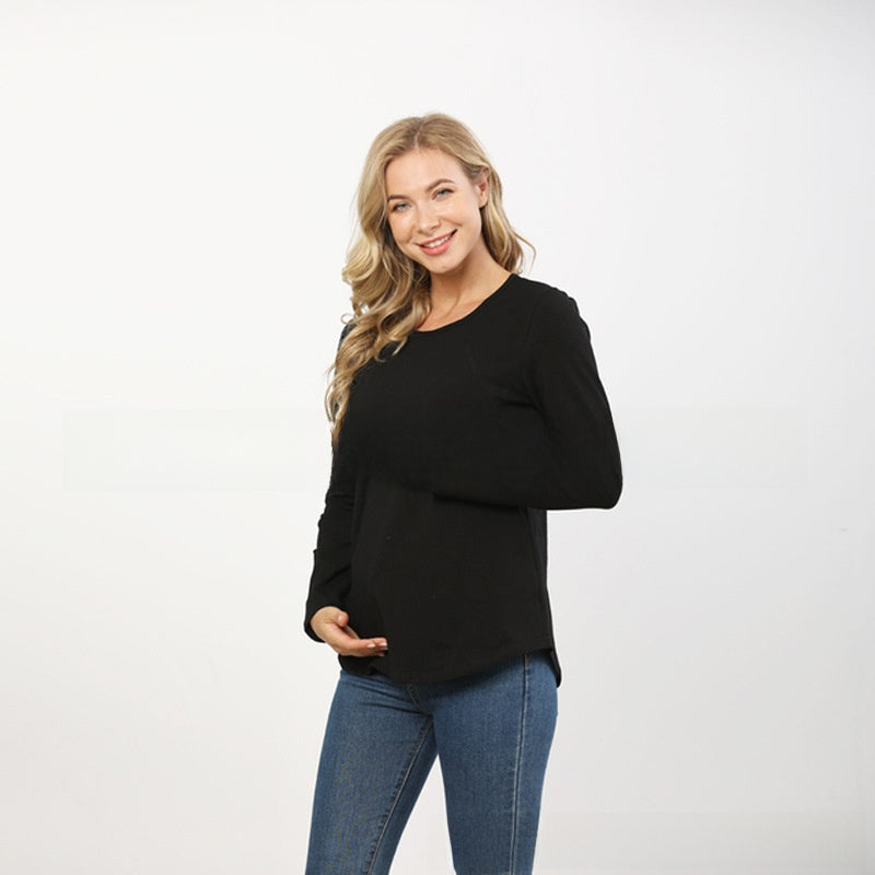 Long Sleeve Maternity Nursing Top