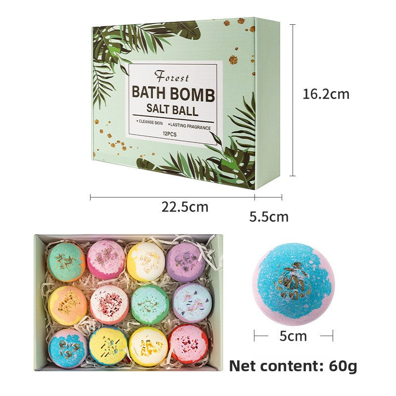 Dried Flower Bath Salt Balls