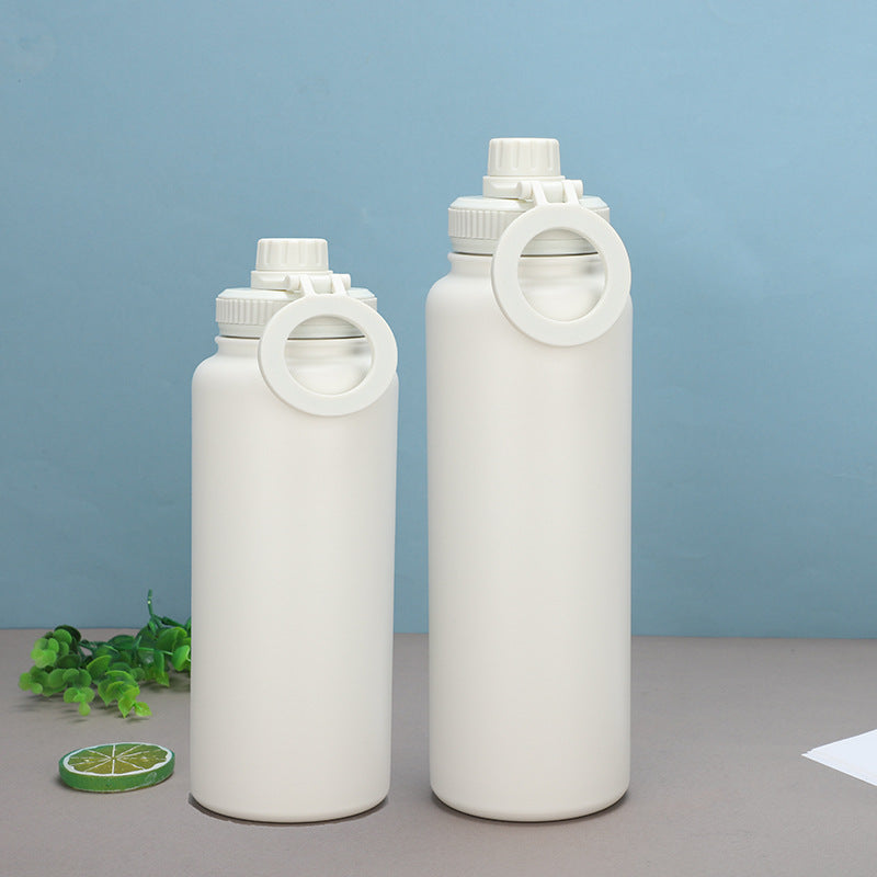 Stainless Steel Magnetic Lid Water Bottle with Phone Holder