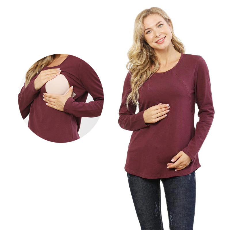 Long Sleeve Maternity Nursing Top