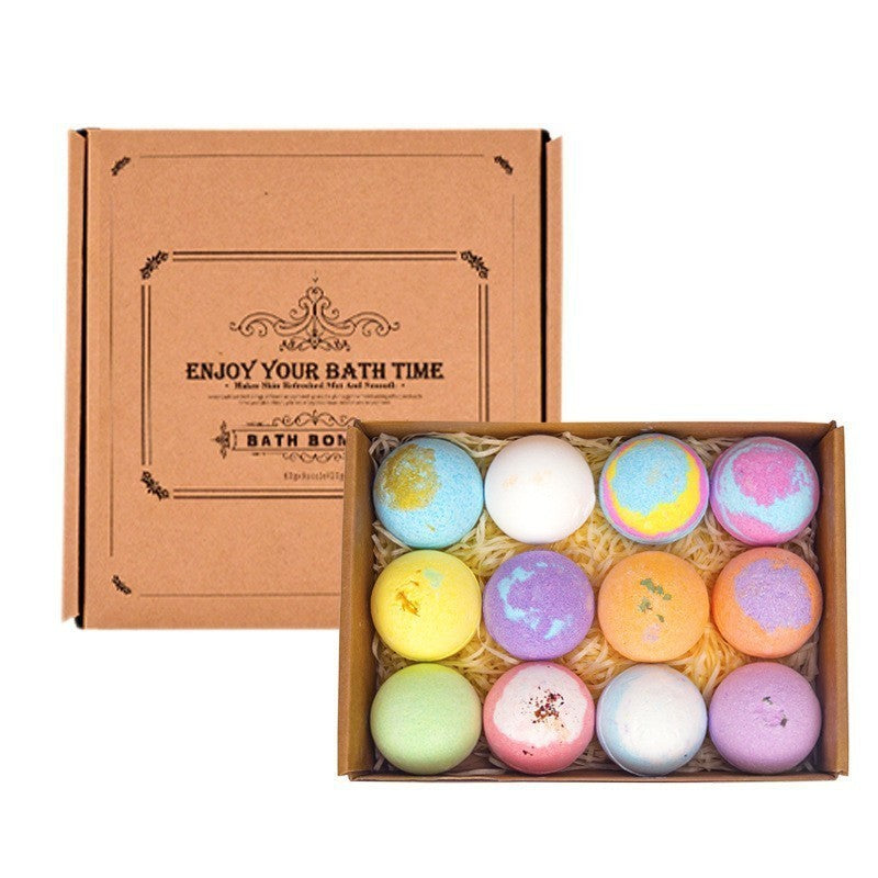 Dried Flower Bath Salt Balls