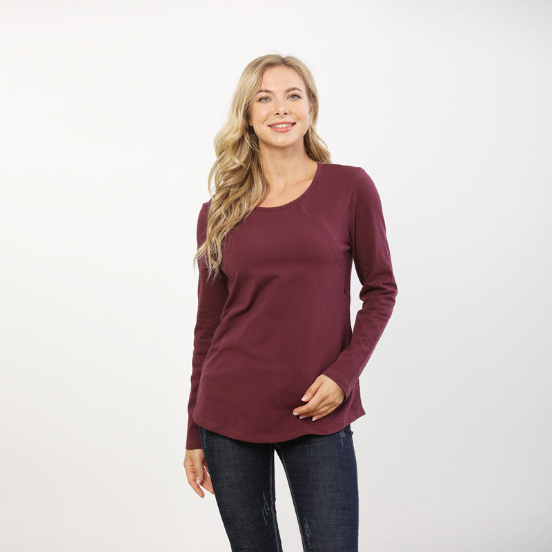 Long Sleeve Maternity Nursing Top