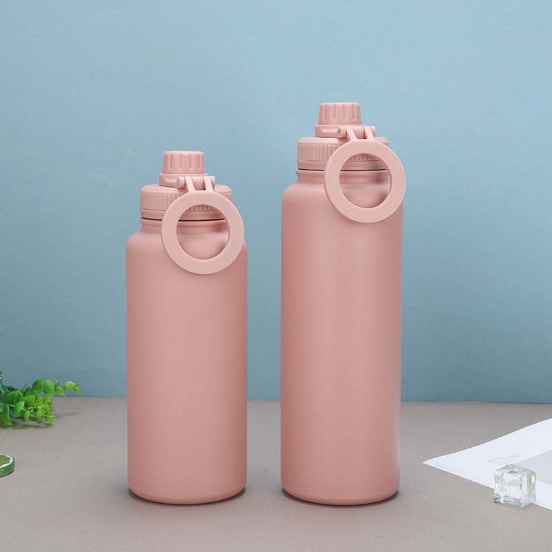Stainless Steel Magnetic Lid Water Bottle with Phone Holder
