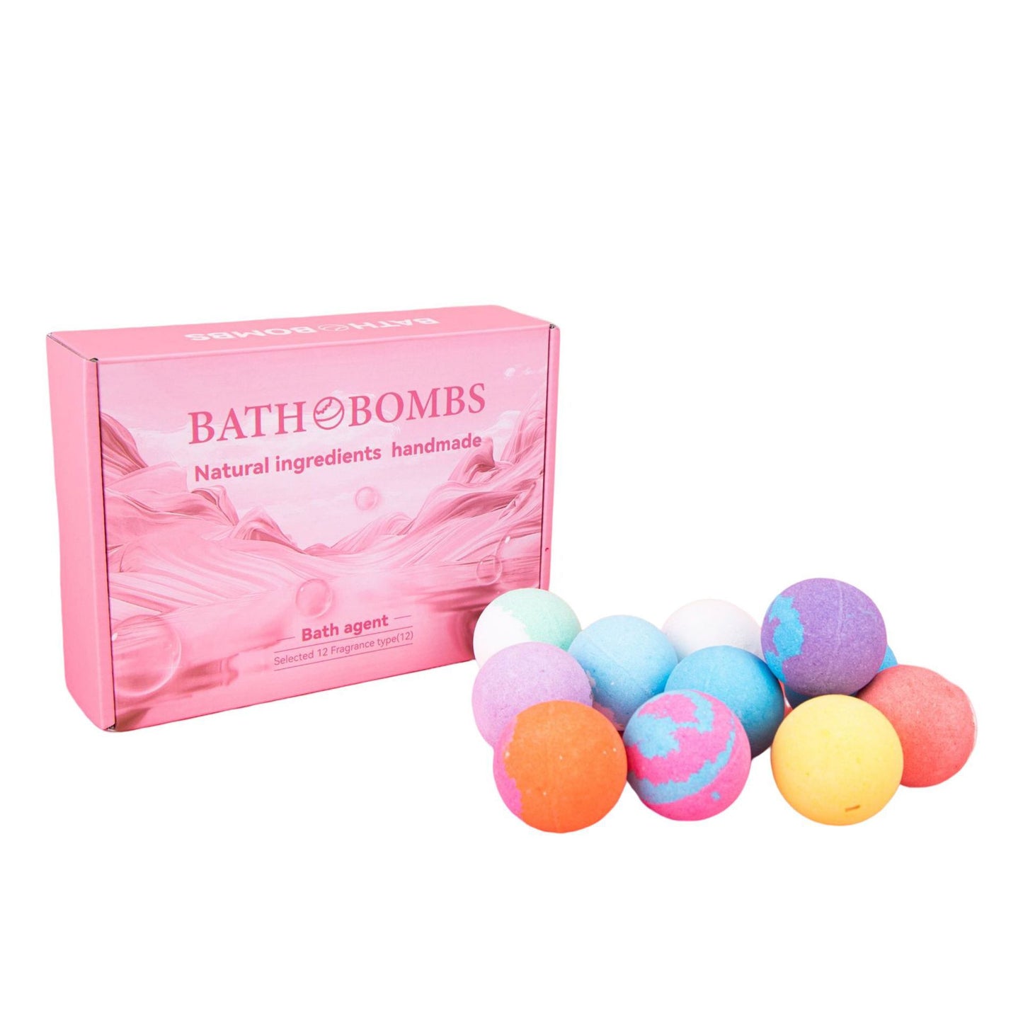 Dried Flower Bath Salt Balls