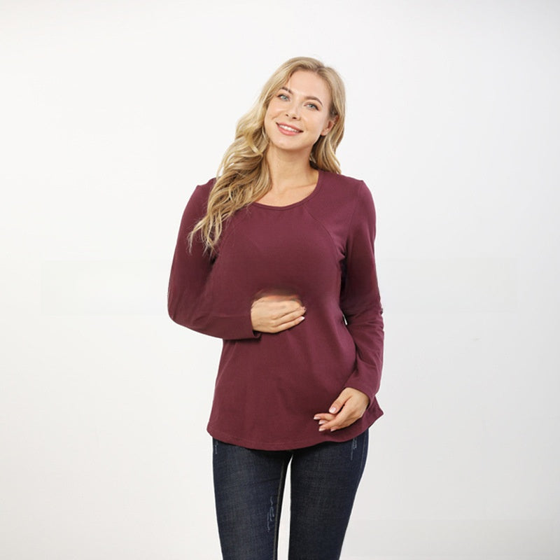 Long Sleeve Maternity Nursing Top