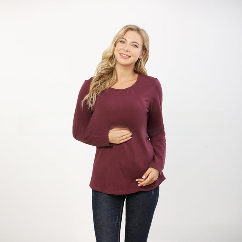 Long Sleeve Maternity Nursing Top