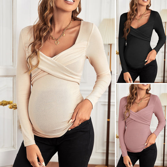 Maternity Wrap Nursing Top