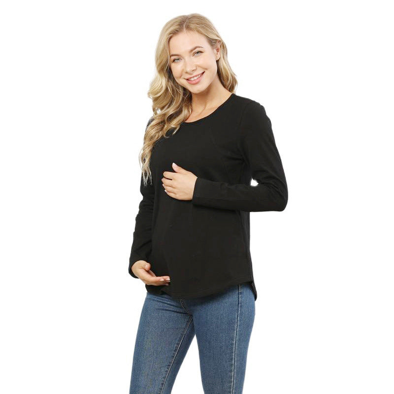 Long Sleeve Maternity Nursing Top