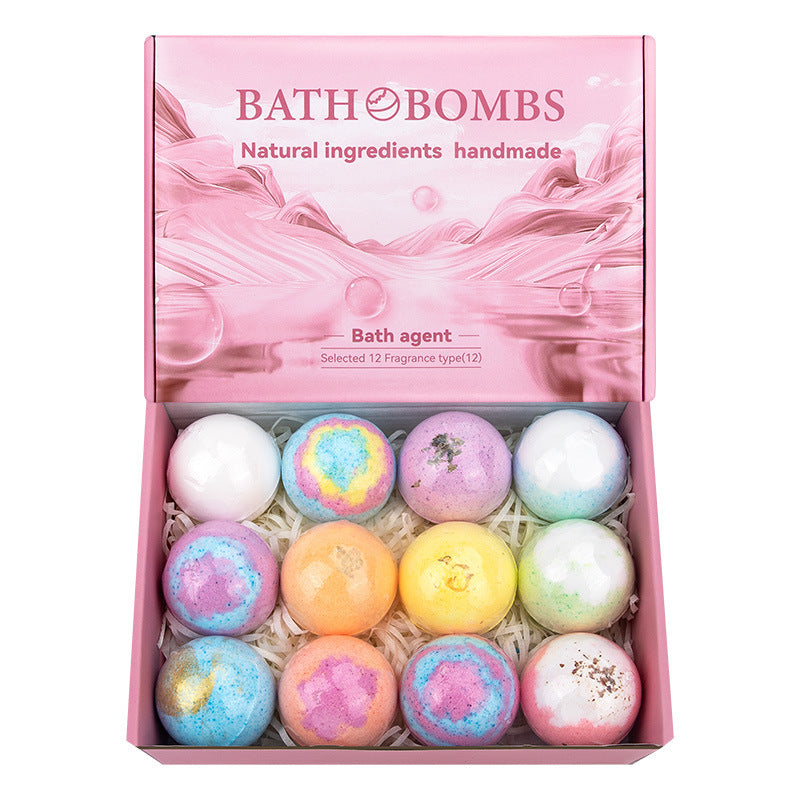 Dried Flower Bath Salt Balls